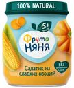 Пюре ФрутоНяня Салатик из сладких овощей с 5 месяцев, 110г