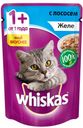 Корм для кошек Whiskas лосось в желе, 85 г