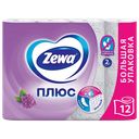 Туалетная бумага ZEWA® Plus, Сирень 2-слойная, 12рулонов