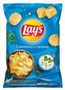 Чипсы Lay's Сметана и зелень, 81 г