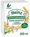Каша жидкая молочная Heinz Многозерновая с липой и ромашкой, с 6 месяцев, 200 мл