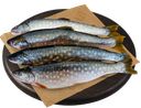 Рыба Голец с головой и непотрошенная, полуфабрикат из замороженного сырья, 1 кг