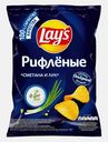 Чипсы Lays Рифлёные Сметана и лук 140г