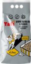 Наполнитель для кошачьего туалета TAFI® древесный, 2,8кг