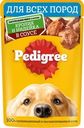 Корм влажный Pedigree с кроликом и индейкой в соусе для взрослых собак всех пород 85г