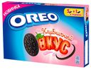 Печенье с начинкой OREO какао и клубничный чизкейк, 228 г