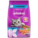 Корм WHISKAS Вкусные Подушечки сухой для взрослых кошек с лососем 1,9кг
