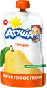 Пюре АГУША, Груша, с 4 мес., 90г