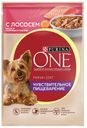 Корм для собак PURINA® ONE Мини чувствительное пищеварение лосось-рис-морковь, 85г