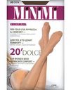 Гольфы женские MiNiMi Dolce цвет: daino/загар, 20 den, 2 пары