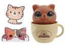 Игрушка-сюрприз Кофейный котик в ассортименте 1шт.