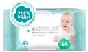 Влажные салфетки Lovular 64 шт