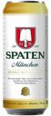 Пиво Spaten Munchen светлое фильтрованное пастеризованное 5,2% 450 мл