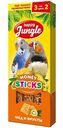 Палочки для птиц Happy Jungle мед-фрукты, 3шт.