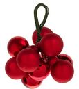 Набор ёлочных украшений Шары красные, стекло, 6см×10шт.