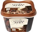 Мороженое SIVIERO MARIA Джелато, шоколадное с какао-сиропом и завитушками молочного и темного шоколада, без змж, контейнер