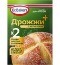 Дрожжи Dr. Bakers плюс хлебопекарные сухие быстродействующие с ферментами, 8г