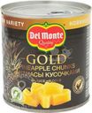 Ананасы Del Monte Gold кусочки в соке, 435г