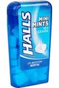 Конфеты mini mints Halls со вкусом Мяты без сахара, 12,5 г