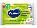 Туалетная бумага влажная Zemma Нежная Ромашка, 40шт.