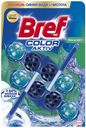 Туалетный блок Bref Color Aktiv эвкалипт, 2х50 г