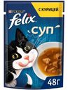 Корм влажный Felix Суп с курицей в соусе для взрослых кошек, 48г