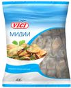 Мидии VICI варено-мороженые, 400г