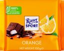 Шоколад темный RITTER SPORT с помадной начинкой, 100г