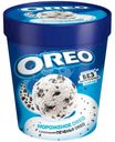 Мороженое Oreo Сливочное с дробленым печеньем Орео 8% БЗМЖ, 480мл