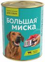 Влажный корм Большая Миска с ягненком и рисом для собак 970 г