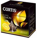 Чай черный Curtis Sunny Lemon ароматизированный в пирамидках, 20х2.9 г