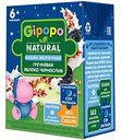 Кашка молочная гречневая питьевая Gipopo Natural Яблоко, чернослив, с 6 месяцев, 200 мл