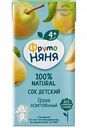 Сок детский осветлённый ФрутоНяня Груша, с 4 месяцев, 0,2 л
