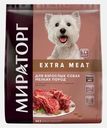 Сухой корм для взрослых собак мелких пород с говядиной Мираторг Extra Meat 1.5кг