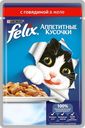 Корм для кошек Felix Говядина в желе, 85 г