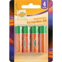 Батарейки алкалиновые Глобус AA/R6/LR6, 4шт.