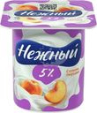 Йогуртный продукт Нежный Сливочный с соком персика 5% 100г