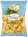 Чипсы МОСКОВСКИЙ КАРТОФЕЛЬ сметана и зелень, 150г