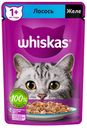 Корм для кошек WHISKAS® желе лосось, 75г