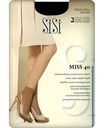Носки женские SiSi Miss цвет: nero/чёрный размер: единый, 40 den, 2 пары