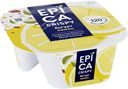 Йогурт 8.6% Epica Crispy с лимоном и смесью из семян тыквы, печенья и белого шоколада, 140 г