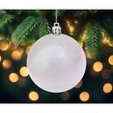 Ёлочное украшение Шар серебристый, 8см
