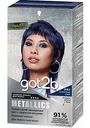 Краска для волос Got2b Metallics М67-Сапфировый синий, 142,5 мл