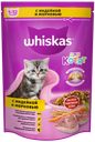 Корм сухой для котят WHISKAS Вкусные подушечки, Аппетитное ассорти с индейкой и морковью, 350г