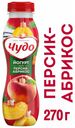 Йогурт «Чудо» фруктовый персик-абрикос 2.4%, 270 г
