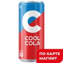 COOL COLA Напиток сил/газ б/а 0,33л ж/б с кл (Очаково):12