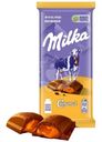 Шоколад Milka с карамельной начинкой молочный 90г