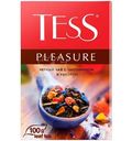 Чай Tess Pleasure чёрный с шиповником и яблоком листовой, 100г