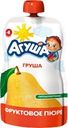 Пюре фруктовое АГУША Груша, с 4 месяцев, 90г