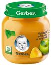 Пюре детское из яблок и груш, Gerber, 130 г, Польша